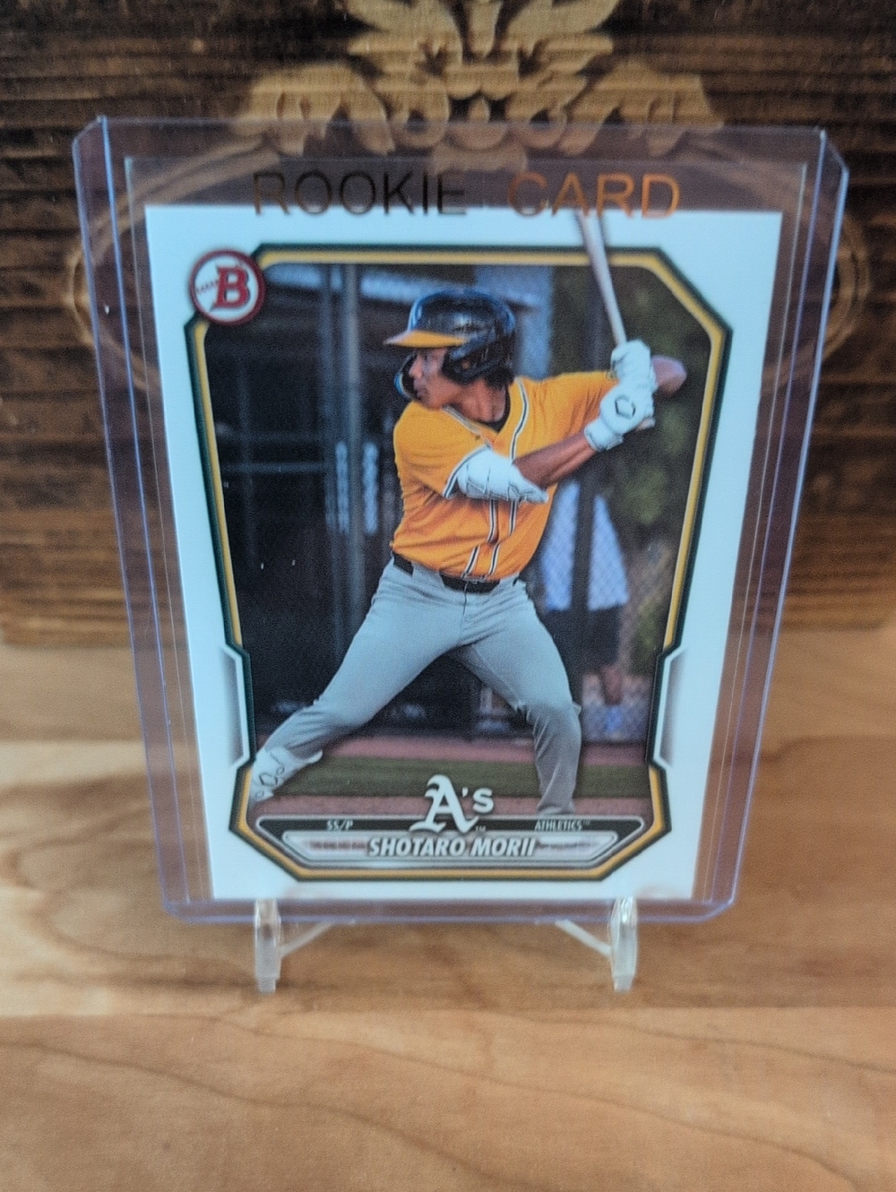 2026 Bowman Shotaro Morii Rookie Prospect Card Athletics